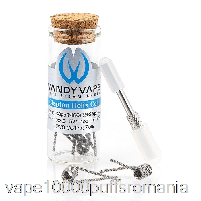 Vape Romania Vandy Vape Bobine Prefabricate Performante 0.3ohm Clapton Helix Bobina